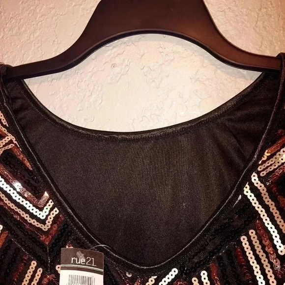 NWT Rue 21 Sequin Mini Bodycon Dress Size Medium - Picture 10 of 10